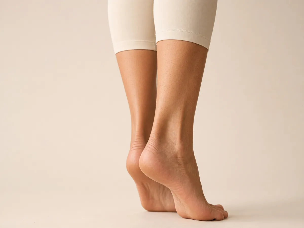 Toned calves