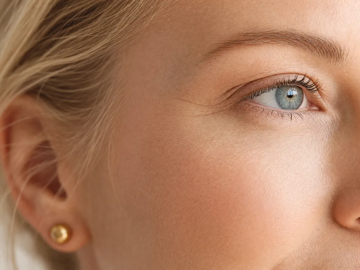 Fine lines and wrinkles on the face